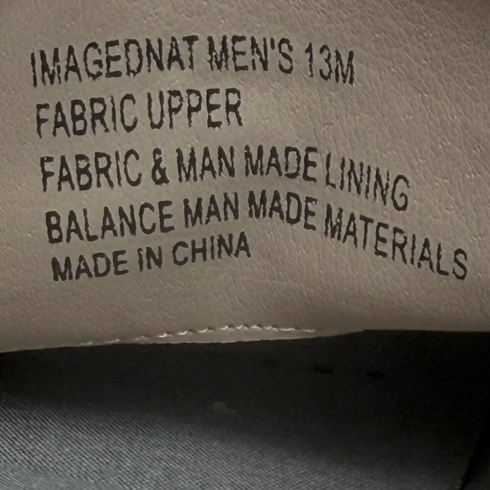 Izod Mens Image Natural Tan Beige LInen Oxford Shoes 13M Memory Foam Fabric‎